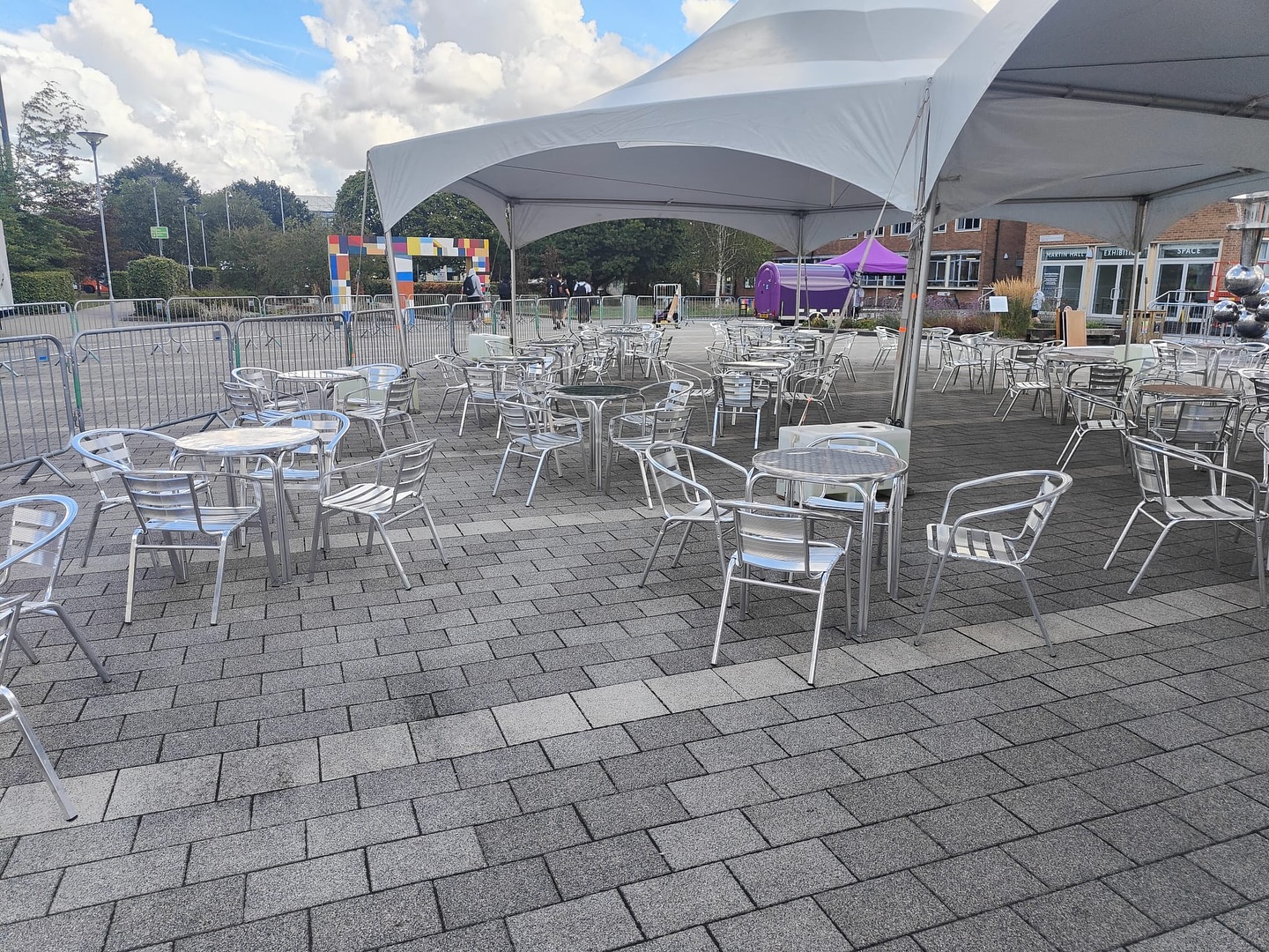 Aluminium Bistro Chairs - Image 5
