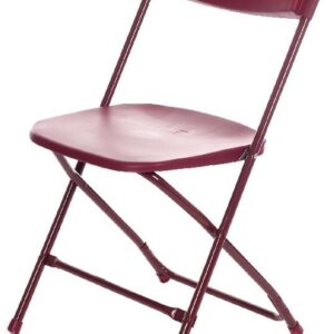 Burgundy Folding Chair