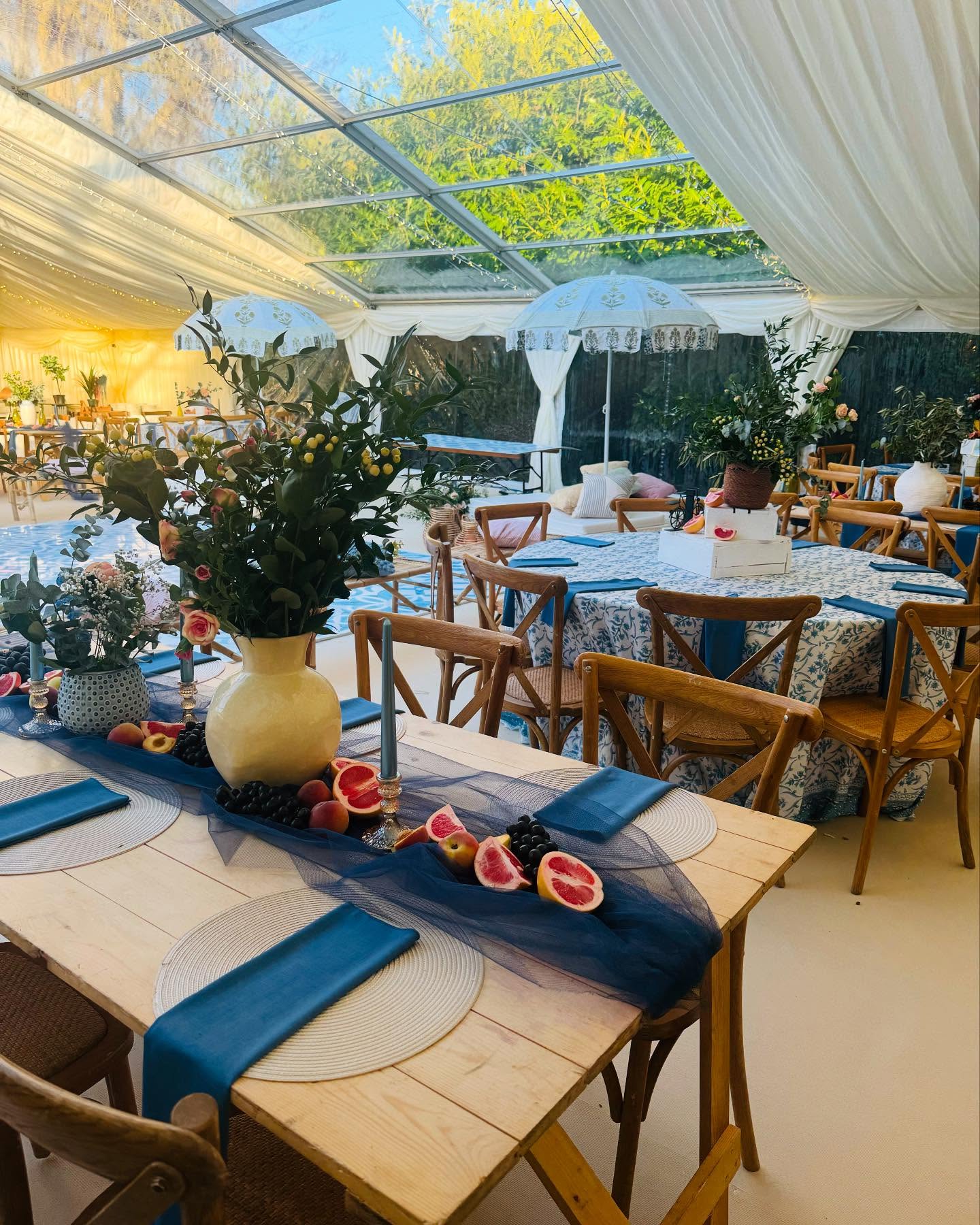 Rustic Trestle Tables - Image 25