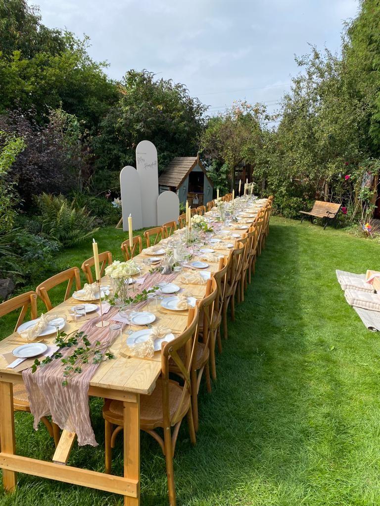 Rustic Trestle Tables - Image 31