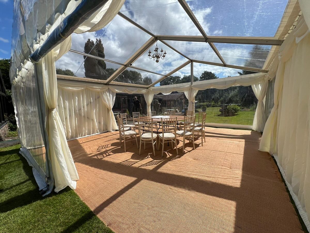 6m x 6m Clearspan Marquee- 40 Guests - Image 6