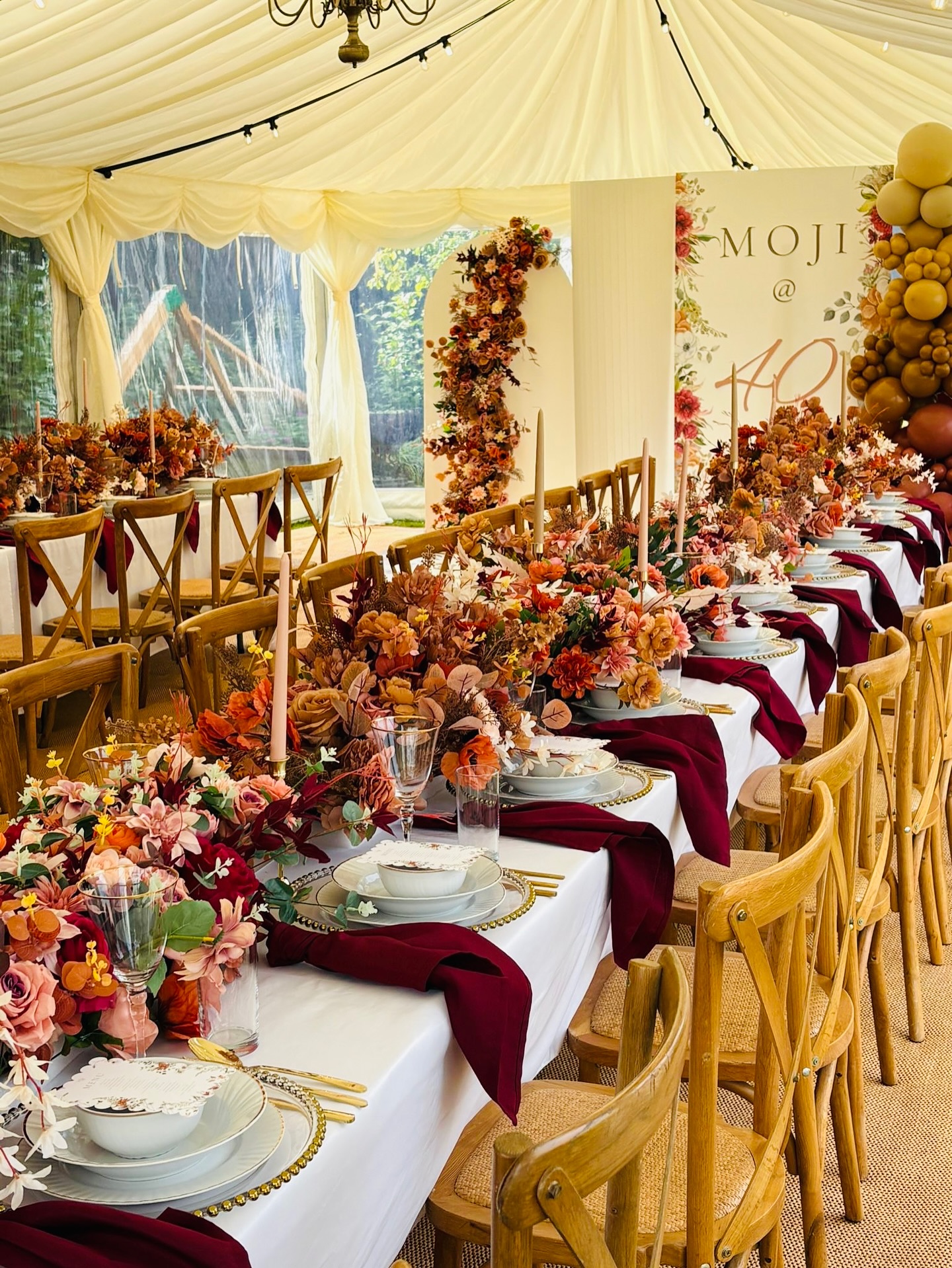 Rustic Trestle Tables - Image 16