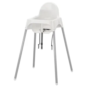 High Chair - White Plastic