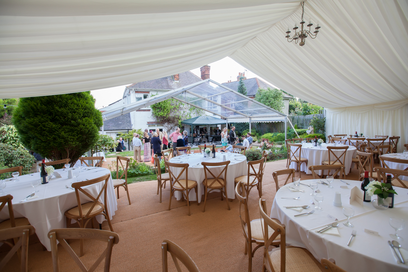 Marquee Canopy 9m x 6m - Full Set Up For 60 Guests - Image 2