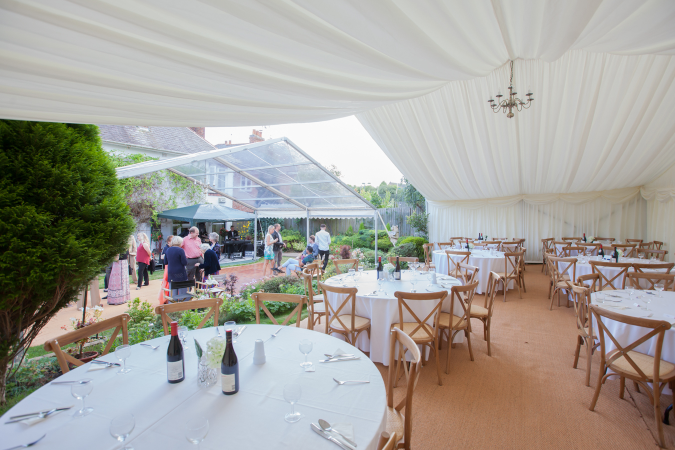 Marquee Canopy 9m x 6m - Full Set Up For 60 Guests - Image 3